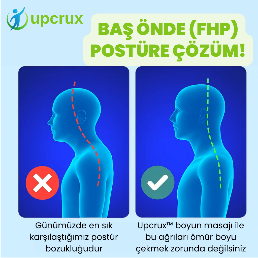 Upcrux Cosseal® Boyun ve Omuz Masaj Aleti - Ağrılara Veda Et