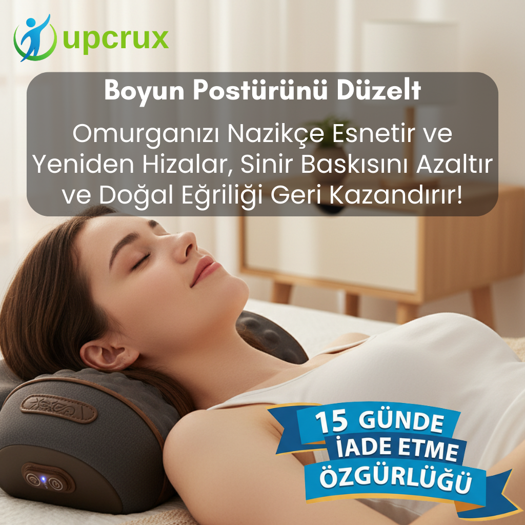 Upcrux Cosseal® Boyun ve Omuz Masaj Aleti - Ağrılara Veda Et