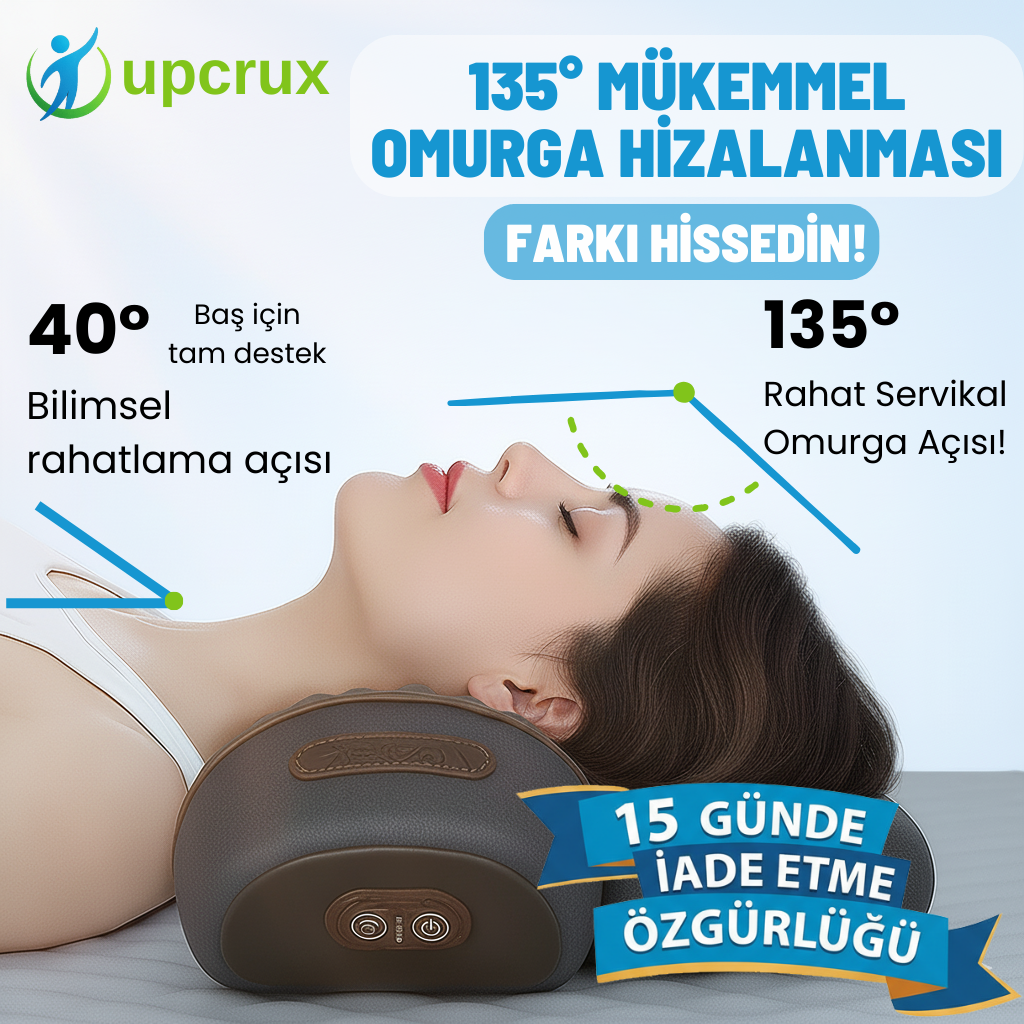 Upcrux Cosseal® Boyun ve Omuz Masaj Aleti - Ağrılara Veda Et